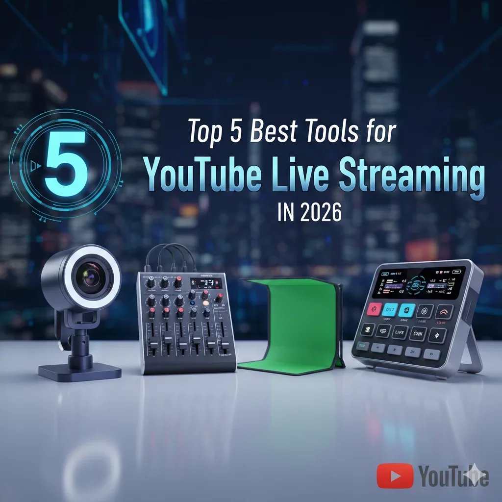 Top 5 Best Tools for YouTube Live Streaming in 2026