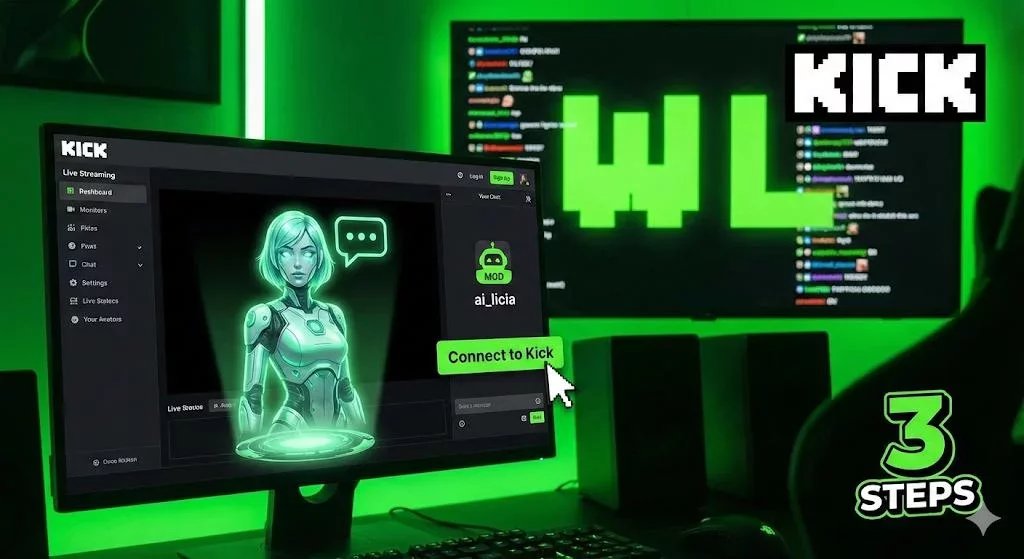 How to add an AI to Kick live in 3 steps