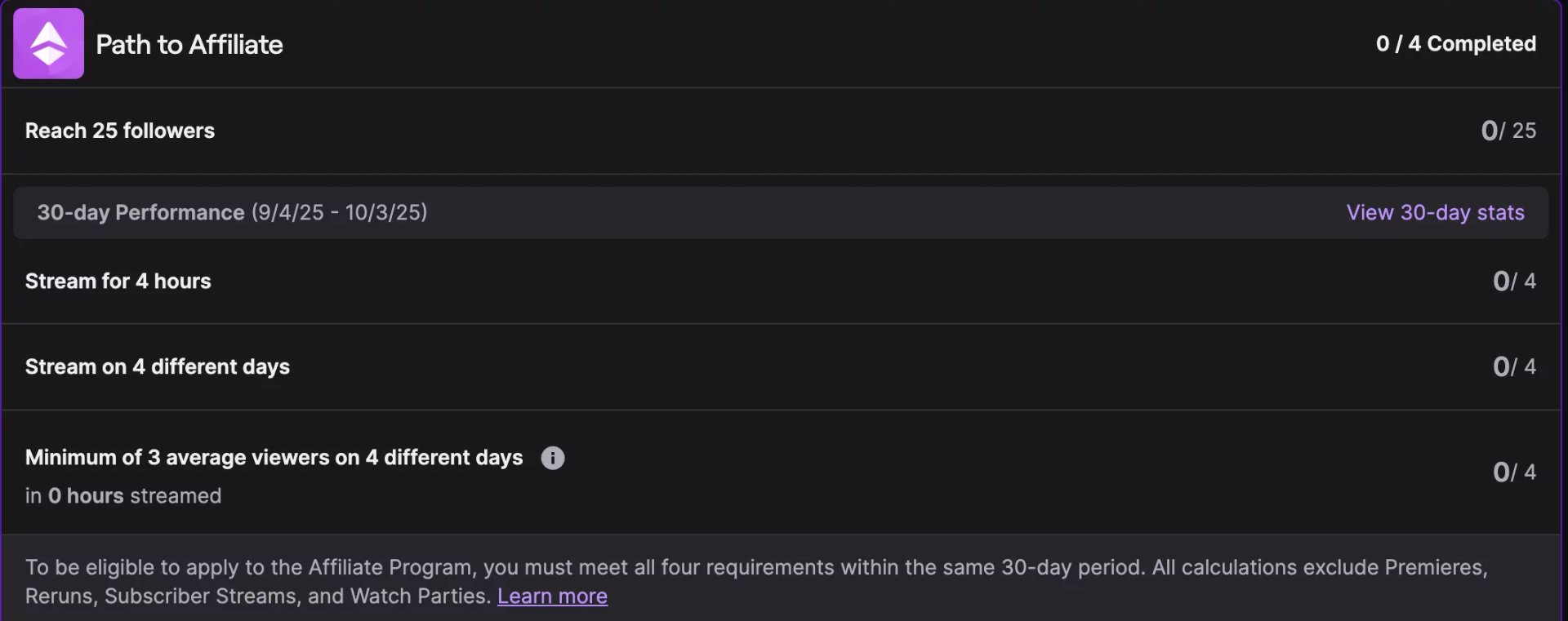 From 0 to Affiliate: A 30-Day Twitch Growth Roadmap